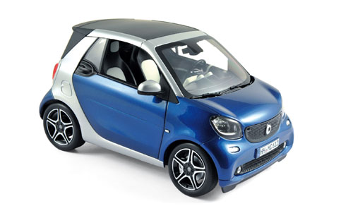 SMART Fortwo Cabrio 2015 Blue/Silver