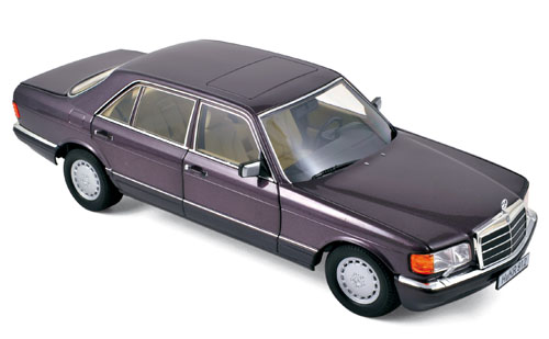 MERCEDES-BENZ 560SEL (W126) 1991 Metallic Purple