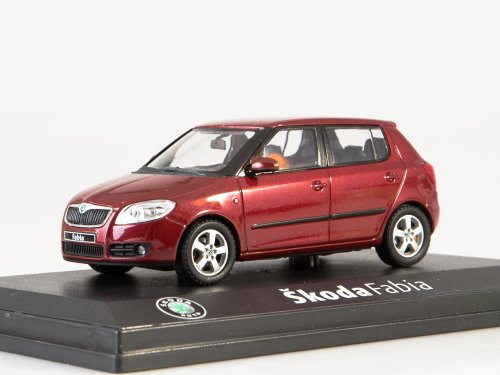 Skoda Fabia II - Red Flamenco Metallic