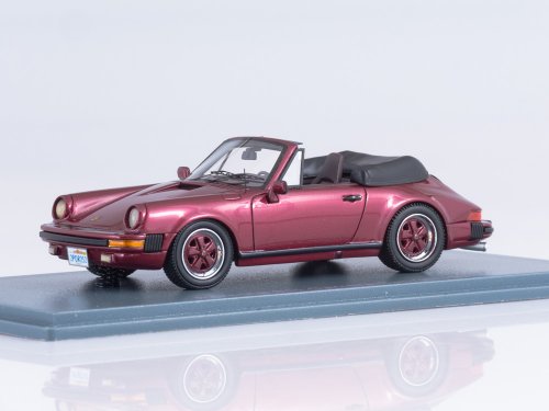 PORSCHE 911 Cabio Federal Red Metallic 1985