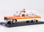 CADILLAC S&S WHITE Orange AMBULANCE 1966