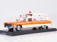    CADILLAC S&amp;S WHITE Orange AMBULANCE 1966 (Neo Scale Models)