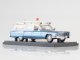    Cadillac S&amp;S, metallic-blue/white High Top ambulance (Neo Scale Models)