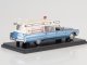    Cadillac S&amp;S, metallic-blue/white High Top ambulance (Neo Scale Models)