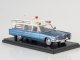    Cadillac S&amp;S, metallic-blue/white High Top ambulance (Neo Scale Models)