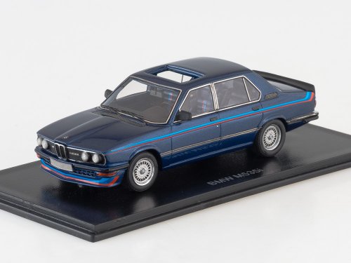 BMW M535i (E12), metallic-dunkelblau/Decorated