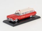 Buick Flxible Premier, red/white ambulance