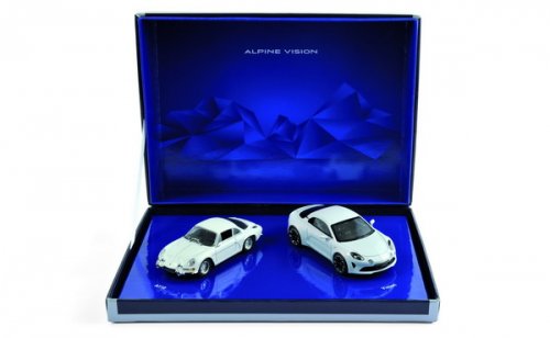   2  ALPINE A110 1973 & Vision 2016 Metallic White