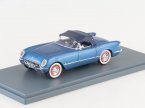 Chevrolet Corvette (C1), metallic-blue canopy closed