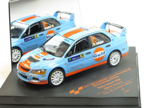 Mitsubishi Lancer Evo IX, No.63, Gulf, Winner Rally Irland 2009 S.Gallagher P.Kiely, limited edition 559 pcs