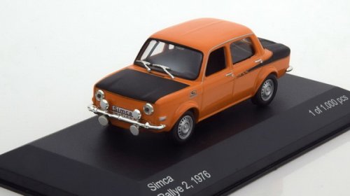 SIMCA Rallye 2 1976 Orange/Black