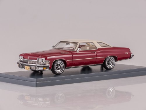 Buick Le Sabre 2-Door Hardtop Coupe (dark red/matt-white)