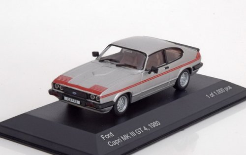 FORD Capri III GT4 1980 Silver/Red