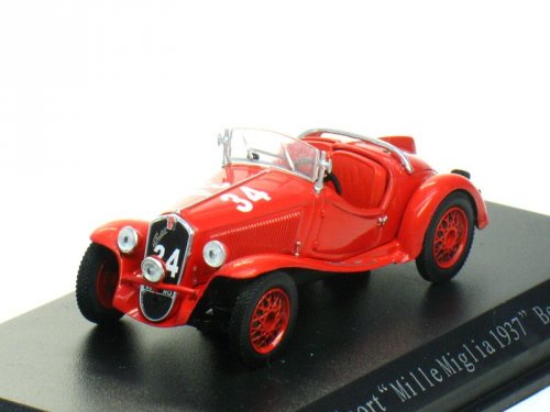 FIAT Balilla Sport Mille Miglia rouge 1937