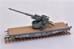 WWII Germany 128mm Flak 40 Anti-Aircraft Railway Car