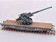    WWII Germany 128mm Flak 40 Anti-Aircraft Railway Car (Modelcollect)
