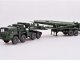    U.S. Army M1001 tractor and Pershing II tactical missile, 1st Battalion, 9th Field Artillery, Wiley Barracks, Neu Ulm (1988) (Modelcollect)