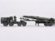    U.S. Army M1001 tractor and Pershing II tactical missile, 1st Battalion, 9th Field Artillery, Wiley Barracks, Neu Ulm (1988) (Modelcollect)