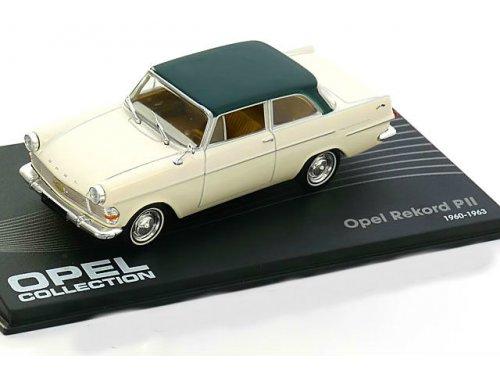 OPEL REKORD COUPE P2 1960-1963 White/Dark Green