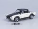    Fiat 124 Spider CSA (White/Black) (Sunstar)