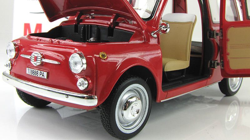 1:18 Фиат 500С Jardiniere (Norev) Масштабная коллекционная модель