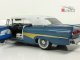    1958 Ford Fairlane 500 Closed Convertible (White/Silverstone Blue) (Sunstar)