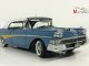    1958 Ford Fairlane 500 Closed Convertible (White/Silverstone Blue) (Sunstar)