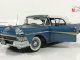    1958 Ford Fairlane 500 Closed Convertible (White/Silverstone Blue) (Sunstar)