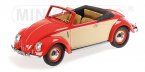 Volkswagen 1200 Cabriolet Hebmueller - 1949 - red/creme