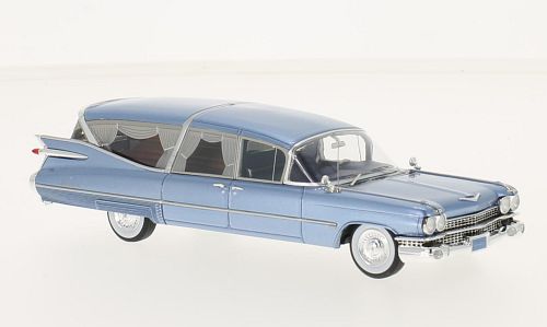 CADILLAC S&S Superior Hearse () 1959 Metallic Light Blue