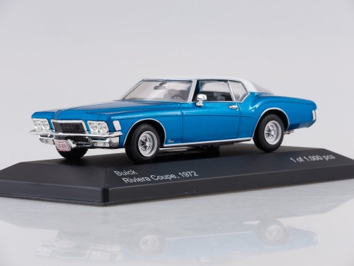 BUICK Riviera Coupe 1972 Metallic Blue/White