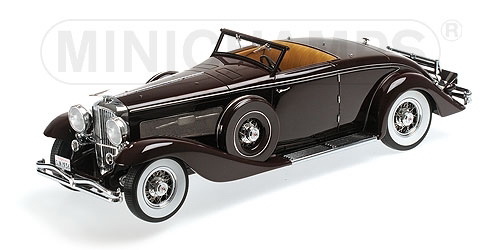 DUESENBERG SJN (SUPERCHARGED) CONVERTIBLE COUPE - 1936 - DARK RED