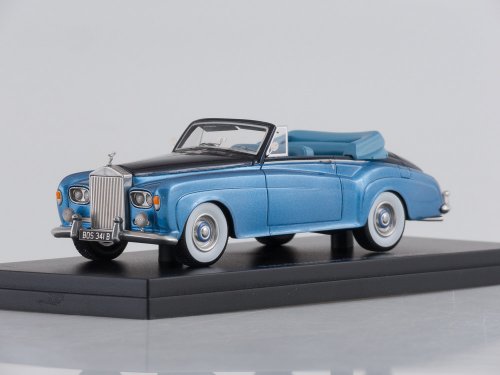 Rolls Royce Silver Cloud III DHC, metallic-light blue/metallic-dark blue, RHD, 1964