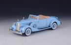 PACKARD Twelve 1407 Bohman & Schwartz Convertible Coupe 1936 Light Blue