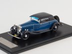 ROLLS ROYCE Phantom II Continental Windovers Coupe 1933 Blue/Dark Blue