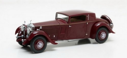 ROLLS ROYCE Phantom II Freestone & Webb Continental Sports Coupe #42PY 1933 Maroon