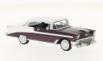 CHEVROLET Bel Air Sport Coupe 1956 White/Metallic Dark Red