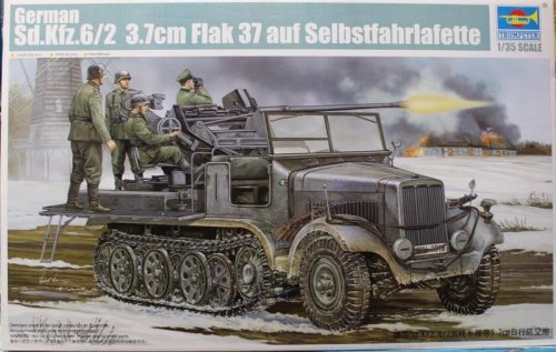 German Sd.Kfz.6/2 3.7cm Flak 37 auf