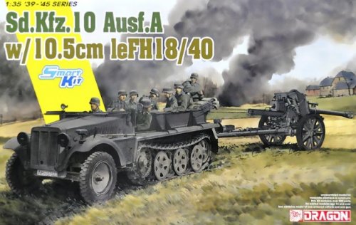 Sd.Kfz.10 Ausf.A w/10.5cm leFH 18/40 (SMART KIT)