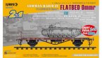 German Railway FLATBED Ommr 2-in-1Super value pack (1+1)