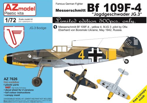 Messerschmitt Bf 109F-4 "Jagdgeschwader JG.3"