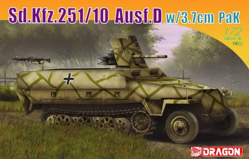  Sd.Kfz.251/10 Ausf.D w/3.7cm PaK 1/72