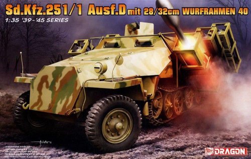 Sd.Kfz.251 Ausf.D with 28/32cm Wurfrahmen 40 (2 in 1)