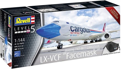  Boeing 747-8F Cargolux LX-VCF "Facemask"
