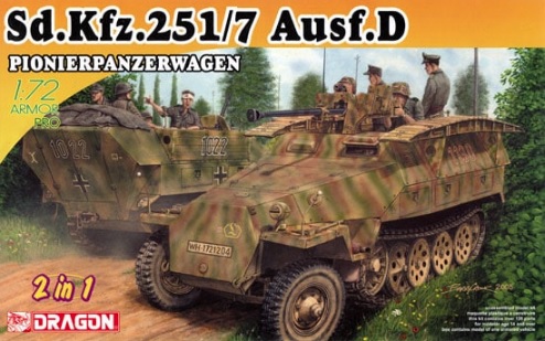 Sd.Kfz.251/7 Ausf.D PIONIERPANZERWAGEN (2 IN 1)