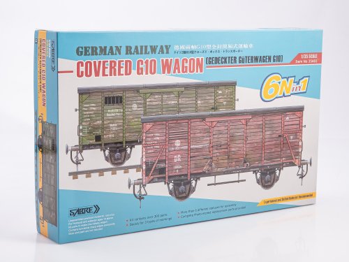 German Railway Covered G10 Wagon