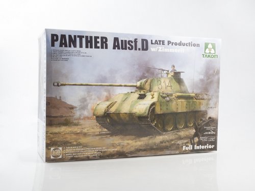 Panther Ausf. D Late Production w/ Zimmerit Full Interior Kit