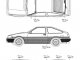    Toyota AE86 Levin &#039;83 (White/Black) (Aoshima)