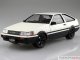   Toyota AE86 Levin &#039;83 (White/Black) (Aoshima)