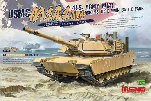 USMC M1A1 AIM/U.S. Army M1A1 Abrams Tusk Main Battle Tank